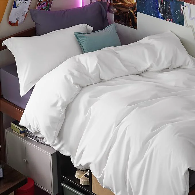 Verified Bedsure Duvet Cover Twin Twin XL Size – Soft Double Brushed Bedding Set for Kids amp Adults Zipper Closure 2 Pieces Includes 1 Duvet Cover 68 quot x90 quot amp 1 Pillow Sham NO Comforter White Powerful