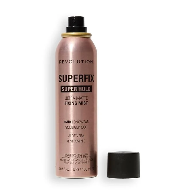 Exclusive Revolution Beauty London Superfix Misting Makeup Setting Spray Ultra Matte Easy-to-Use