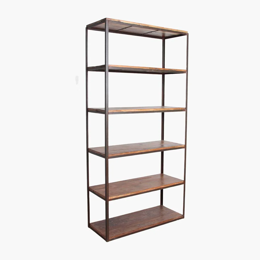Reliable Factory tall iron rack 038 wooden shelves Superior