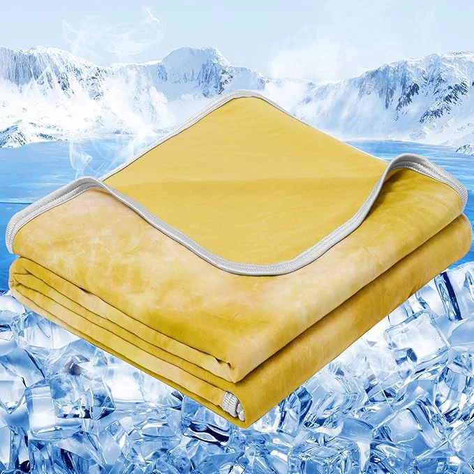 Quality inhand Cooling Blanket Full Size 80 quot x90 quot Cooling Blankets for Hot Sleepers Absorbs Heat to Keep Adults Cool for Summer Nights Sweats Thin Cold Lightweight Blanket for Couch Bed All Season Use Reliable