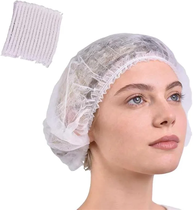 Effective 160 Pcs Disposable Bouffant Caps 21 Inch Stretch Disposable Hair Net High-End