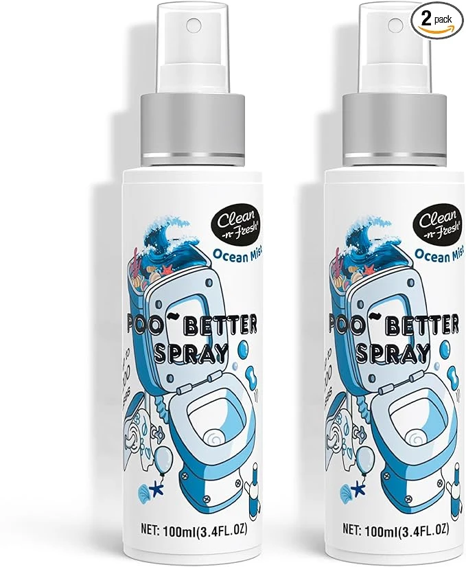 Quality Clean-n-Fresh Toilet Spray Ocean Mist Air Freshener Bathroom Spray Toilet Superior