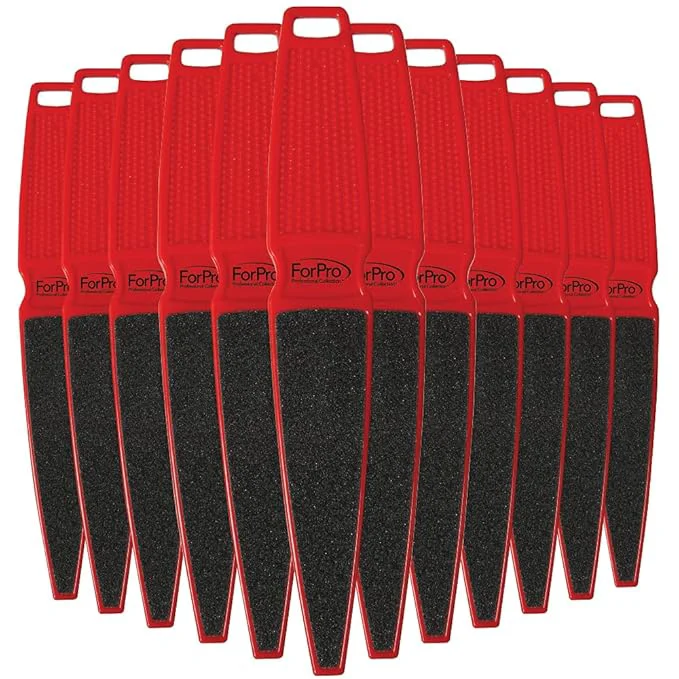Contemporary ForPro Professional Collection Pedicure Paddle Foot File Double-Sided Foot File Traditional