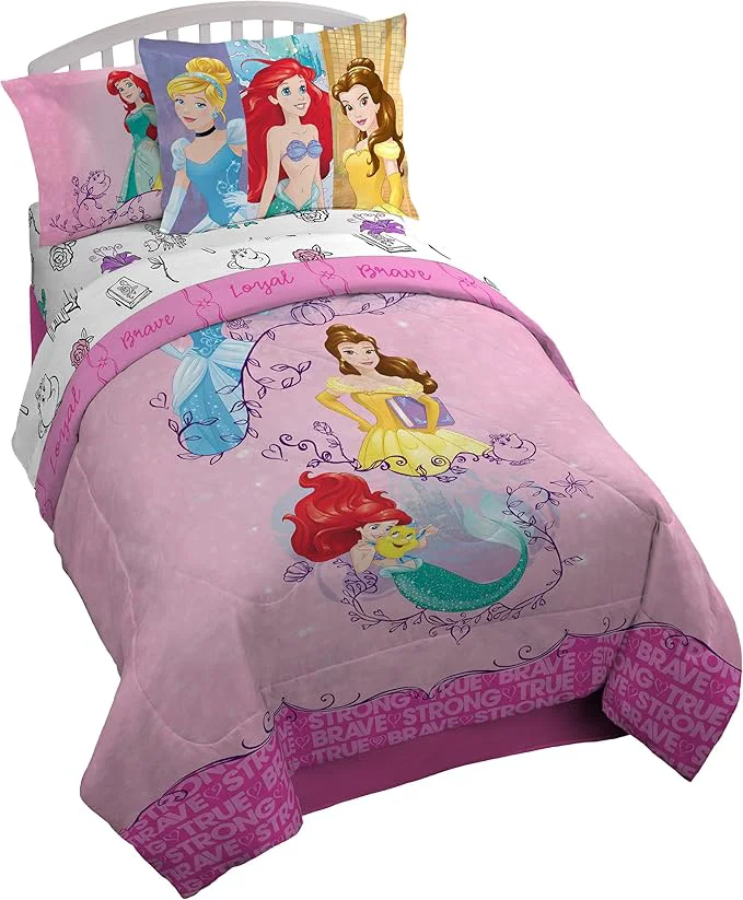 Certified Disney Princess Friendship Adventures 5 Piece Twin Bed In A Bag Flexible