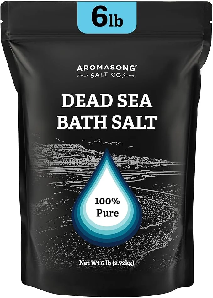 Outstanding Aromasong Dead Sea Salt Bath Soak 6 Lbs. Bulk Pack – Natural Dead Sea Salts Genuine