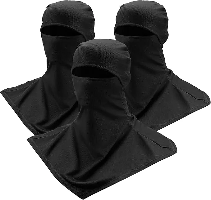 Modern SATINIOR 3 Piece Balaclava Face Cover Sun Protection Neck Cover Summer High-Performance