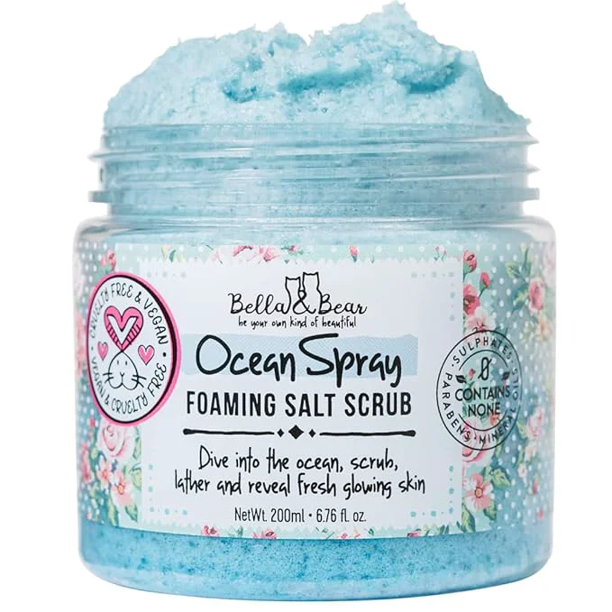 Optimized Bella Bear Ocean Spray Scrub No Sulphates No Harmful Chemicals Cruelty- First-Class