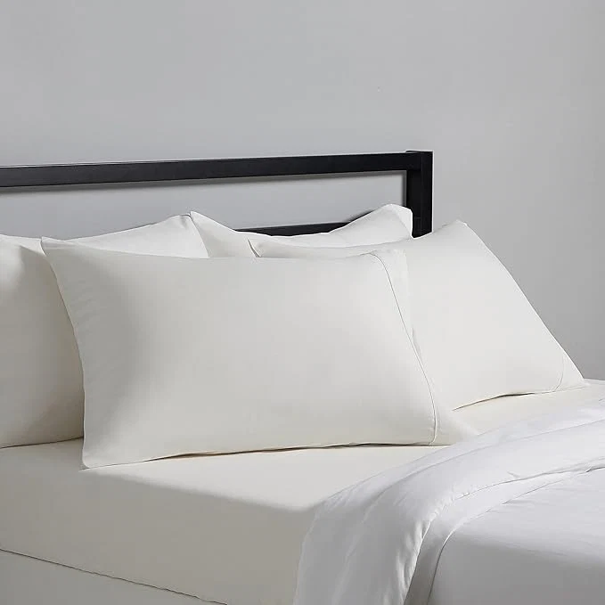 Practical Amazon Basics Standard Pillowcases Set of 2 – Lightweight Super Soft Easy Care Microfiber Cream 30 quot L x 20 quot W Pillows Not Included Specialty