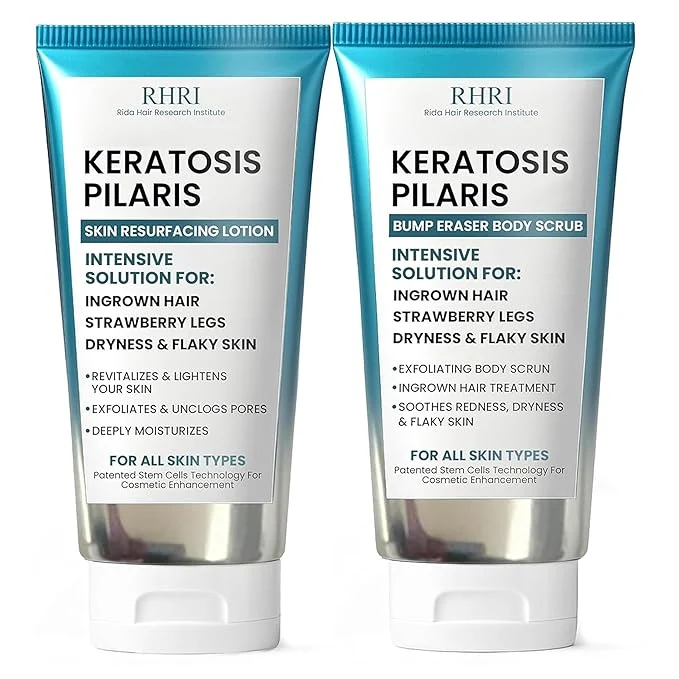 Lightweight KP Bump Eraser Body Set with 10 AHA Keratosis Pilaris Treatment Keratosis Crafted