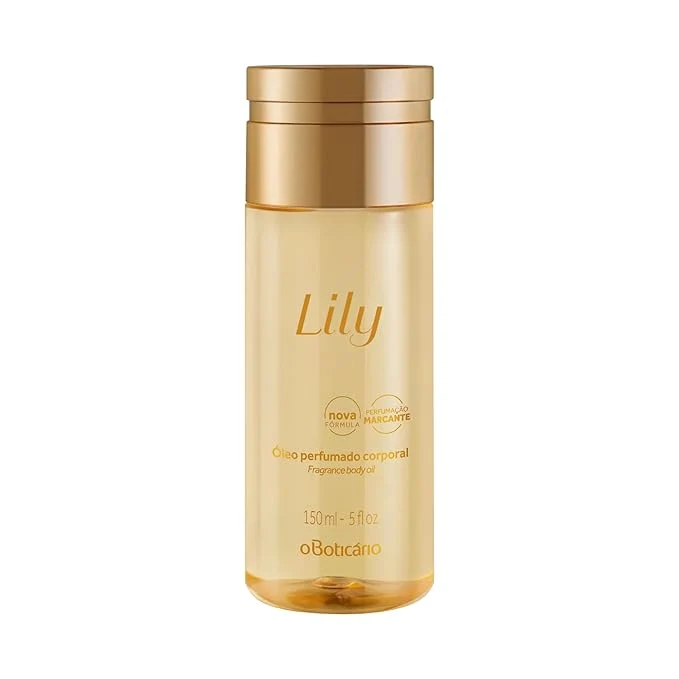 Consistent Lily Scented Body Oil Lightweight and Fast Absorbing Moisturizing Body Oil Easy-to-Use