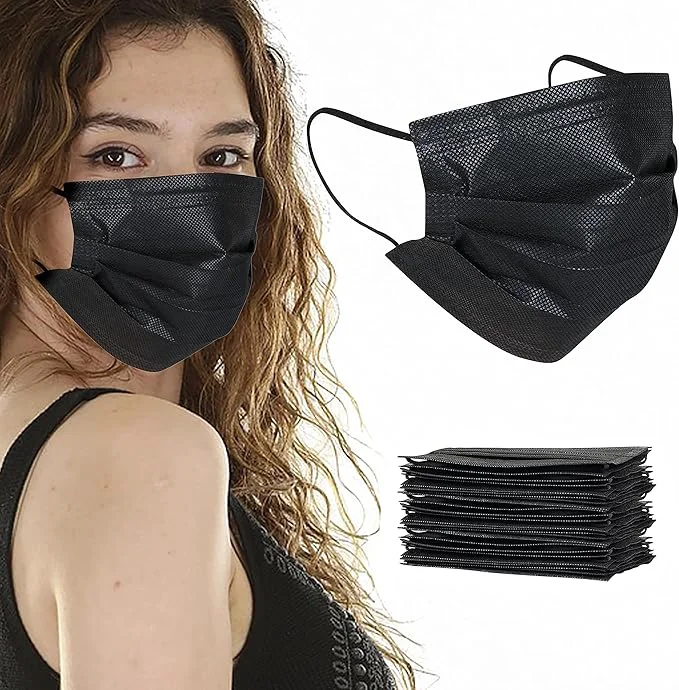 Fine akgk 200pcs Disposable Face Masks 3 Ply Disposable Masks Eco-Friendly