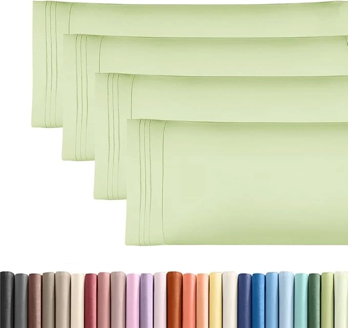 Fashionable Body Pillowcases Set of 4-20×54 Long Body Pillow Case – Soft Body Pillow Cover for Sleeping amp Side Sleepers – Breathable amp Fade – Machine Washable with Envelope Enclosure – Light Sage Green Sophisticated