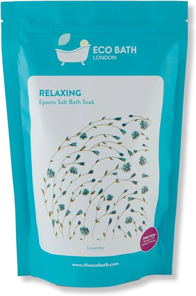 Elite Eco Bath London Relaxing Lavender Epsom Salt Bath Soak High-Quality