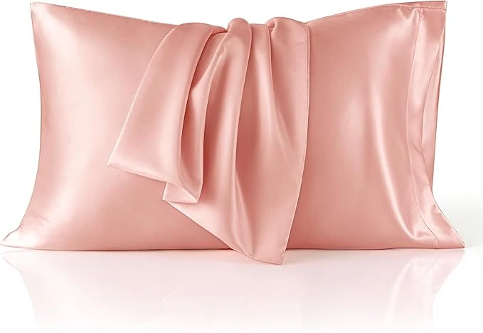 Selected Bedsure Satin Pillowcase for Hair and Skin Queen – Peach Pink Silky Pillowcase 2 Pack with Envelope Closure Similar to Silk Pillow Cases Gifts for Women Men 20×30 Inches 2pcs Modern