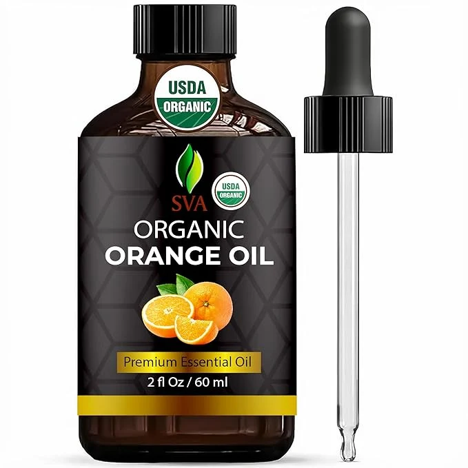 Proven SVA Orange Essential Oil Organic – 2 Fl Oz – Natural Organic Orange Oil Long-Lasting