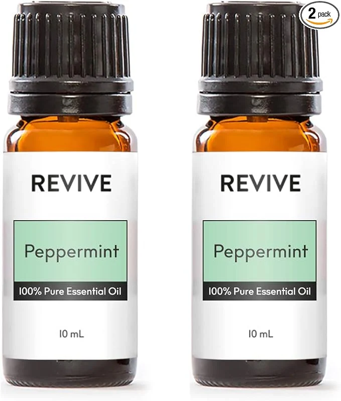 Certified Peppermint Essential Oil 2 Pack by Revive Essential Oils Powerful