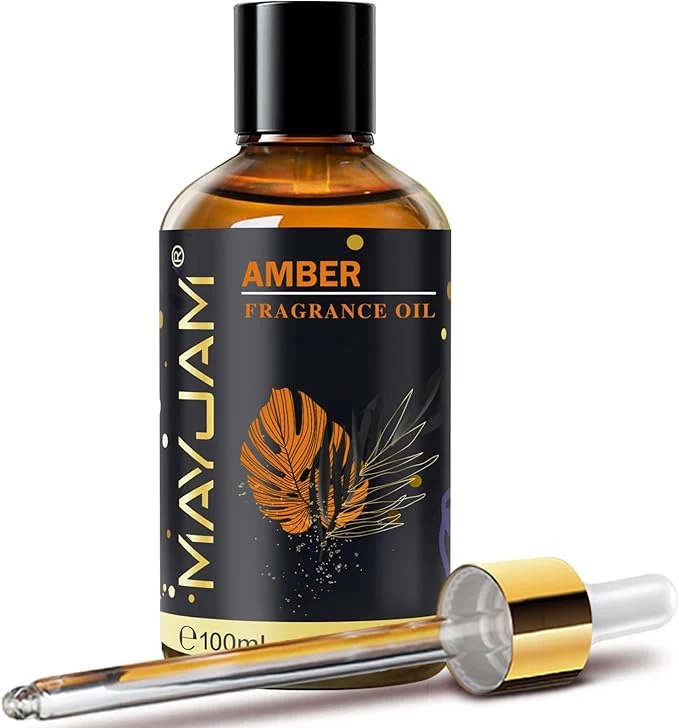 Professional Amber Fragrance Oil Essential Oil MAYJAM 3.38FL.OZ Amber Oil Lightweight
