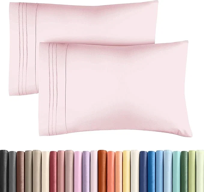 Reliable King Pillow Cases Set of 2 – Ultra Soft Hotel Quality Pillowcase Covers – Comfy Cozy amp Wrinkle – Shrinkage and Fade Resistant – Machine Washable Pillow Protectors – 2 Piece Set – Lavender Pink Long-Lasting