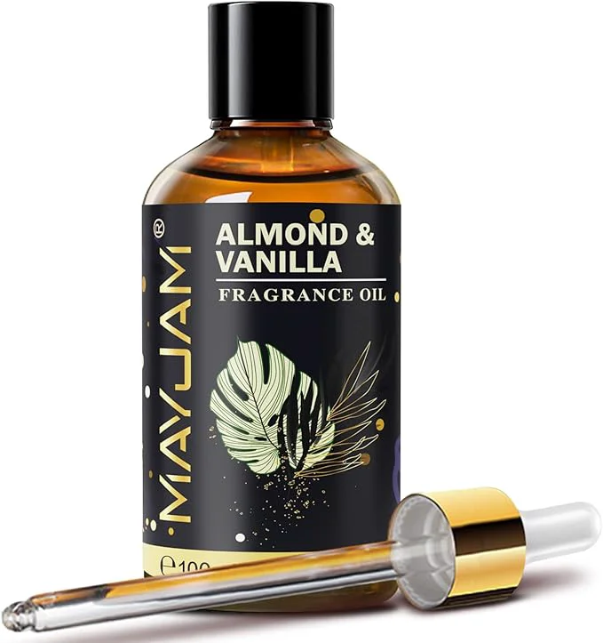 High-Quality Almond Vanilla Fragrance Oil Essential Oil MAYJAM 3.38FL.OZ Almond Vanilla Carefully Designed