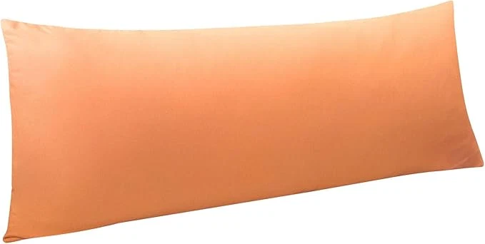 Reliable NTBAY Body Pillowcase – Brushed Microfiber 20×54 Pillowcase – Soft Wrinkle- Fade-Resistant Stain-Resistant Pale Orange Body Pillow Cover with Envelope Closure – 20×54 Inches Pale Orange Lightweight