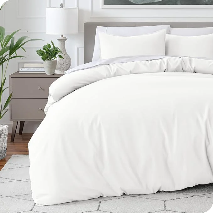 Proven Bare Home Bedding Duvet Cover Extra Long Size – Premium 1800 Super Soft Collection – Lightweight Cooling Duvet Cover – Soft Breathable Bedding Twin Twin XL Cream Innovative