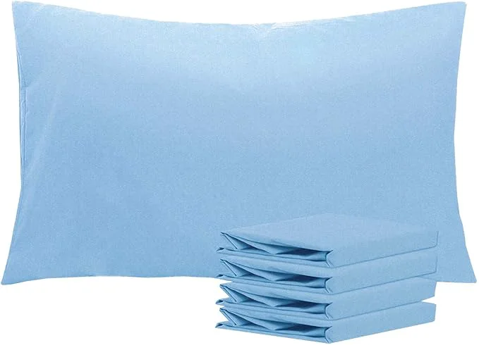 Selected NTBAY Queen Pillowcase Set – 4 Pack Brushed Microfiber 20×30 Pillowcases – Soft Wrinkle- Fade-Resistant Stain-Resistant Sky Blue Pillowcases with Envelope Closure – 20×30 Inches Sky Blue Prestigious