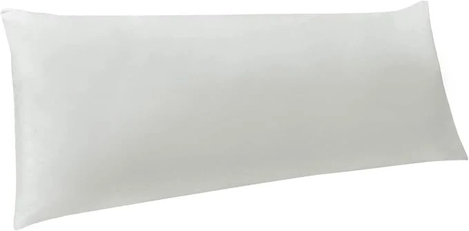 Quality NTBAY Body Pillowcase – Brushed Microfiber 20×54 Pillowcase – Soft Wrinkle- Fade-Resistant Stain-Resistant Light Grey Body Pillow Cover with Envelope Closure – 20×54 Inches Light Grey Fine