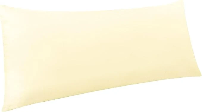 Selected NTBAY Body Pillowcase – Brushed Microfiber 20×54 Pillowcase – Soft Wrinkle- Fade-Resistant Stain-Resistant Ivory Body Pillow Cover with Envelope Closure – 20×54 Inches Ivory High-Grade