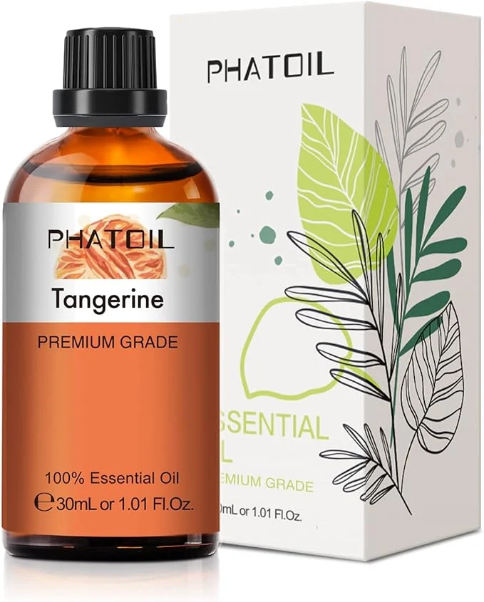 Expertly Made Tangerine 1.01fl.oz Essential Oil PHATOIL Pure Aromatherapy Oils Certified