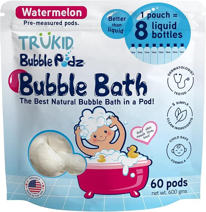 Sophisticated TruKid Bubble Podz Bubble Bath for Kids Babies Tear Gentle Superior