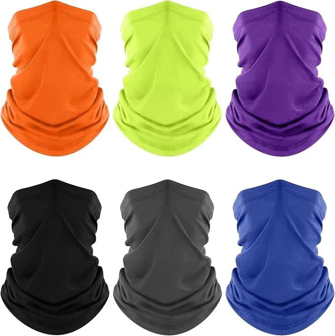 Optimized Fuinloth Neck Gaiter 6 Pack Cooling UV Protection Bandana Face Mask Gator Scarf Contemporary