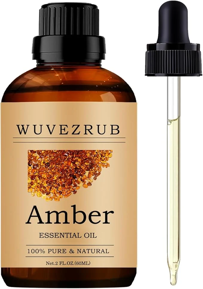 User-Friendly Amber Essential Oils 60ML Pure and Natural Essential Oil Powerful