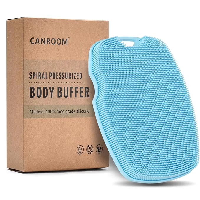 Soft Canroom Silicone Body Scrubber Solid