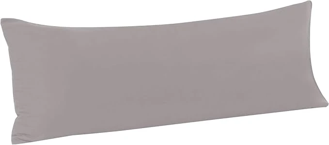 Healthy FLXXIE Body Pillow Cover – Super Soft Microfiber 20×54 Body Pillow Case – Envelope Closure Wrinkle Stain Resistant 20×54 Long Pillowcase Smoky Grey Dependable
