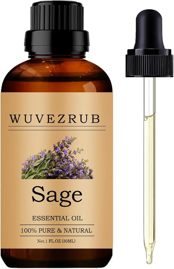 Easy-to-Use Sage Essential Oils 30ML Pure and Natural Essential Oil Eco-Friendly