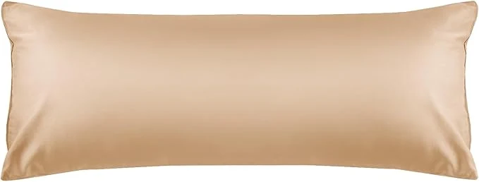 Sustainable Warmstar Cotton Body Pillow Cover 1 Pack 600 Thread Count Body Pillow case 20 quot x54 quot Long Body Pillow Case Cover Soft Breathable with Envelope Closure Khaki Responsible