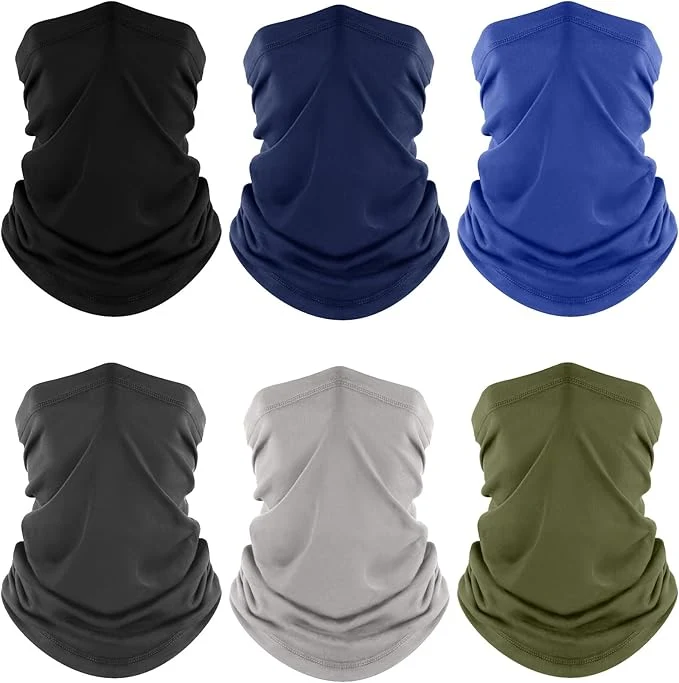 Sustainable Fuinloth Neck Gaiter 6 Pack Cooling UV Protection Bandana Face Mask Gator Scarf Trusted