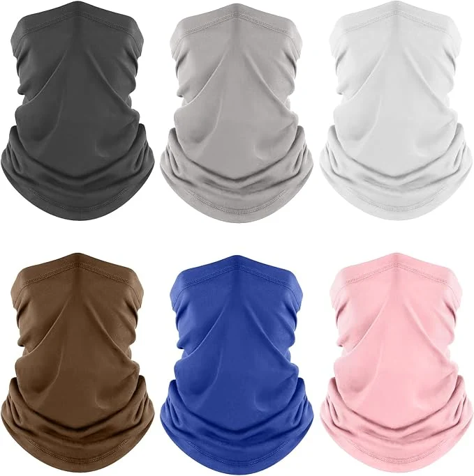 Expertly Made Fuinloth Neck Gaiter 6 Pack Cooling UV Protection Bandana Face Mask Gator Scarf First-Class