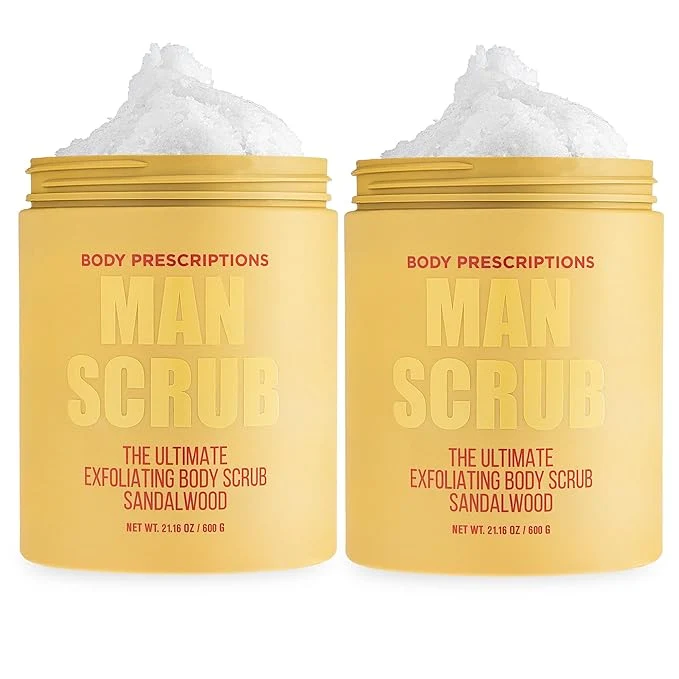 Expertly Made Body Prescriptions Men s Exfoliating Body Scrub – Skin Cleansing Wash Smart
