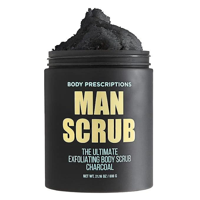 Official Body Prescriptions Men s Exfoliating Body Scrub – Skin Cleansing Wash Advanced