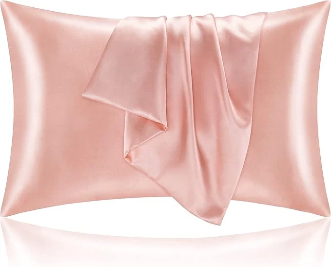 Exceptional BEDELITE Satin Pillowcase for Hair and Skin Super Soft and Cooling Similar to Silk Pillow Cases 2 Pack with Envelope Closure Gift for Women Men 20 quot x30 quot Queen Size Coral Refined