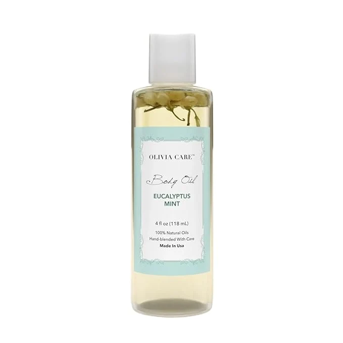 Pure Olivia Care Body Oil Eucalyptus Mint Vegan Natural Hydrating Moisturizing Specialty