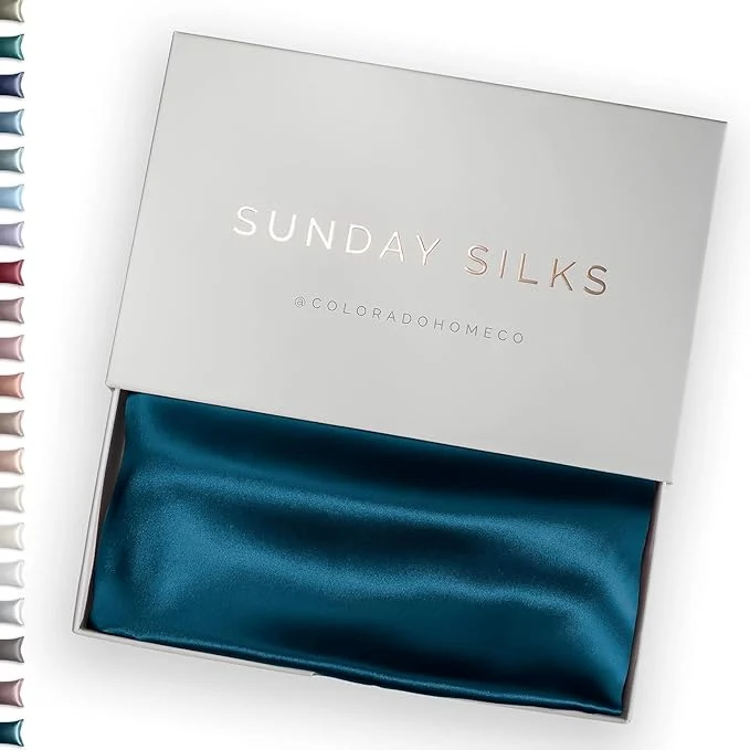 Dependable SUNDAYSILKS™ Mulberry Silk Pillowcase Silk Pillow Cases for Hair amp Skin Superior to Satin Pillowcase with Zipper Standard Queen King Sizes Anti-Wrinkle Cooling Non-Slip Silk Pillowcases First-Class