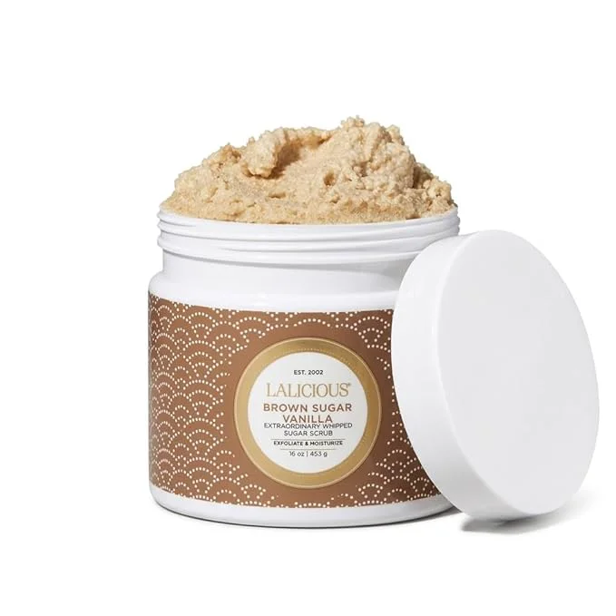 Safe LALICIOUS Brown Sugar Vanilla Exfoliating Moisturizing Body Scrub Coconut Excellent