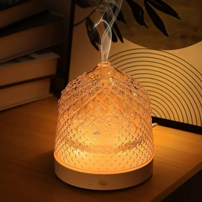 Casual Lecdura Glass Essential Oil Diffuser 200ml Ultrasonic Aroma Diffusers Exclusive
