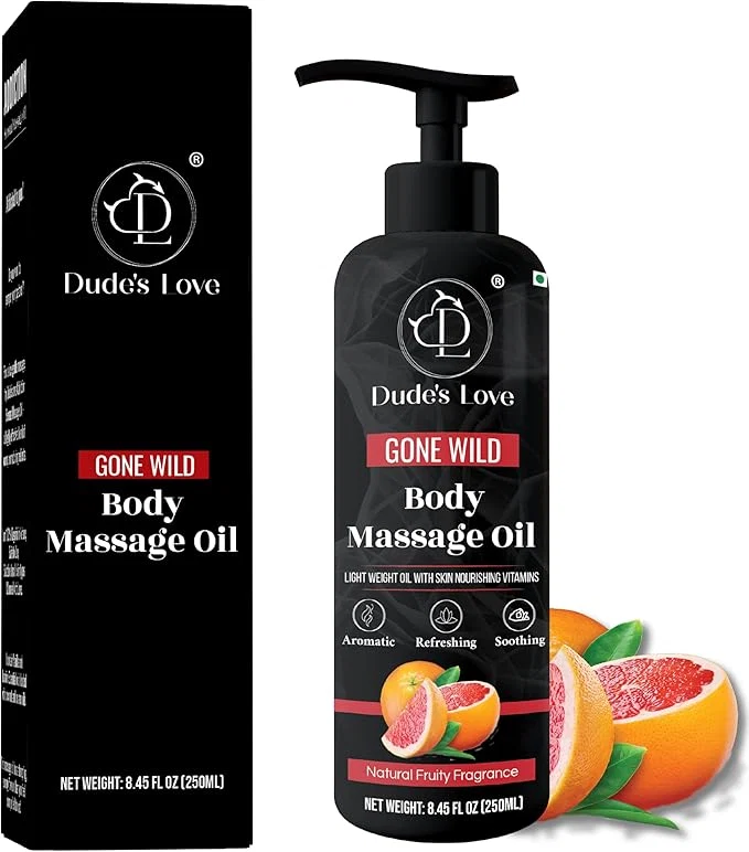 Specialty Organic – Grapefruit Full Edible Body Massage Oil – Refreshing Calming No Expertly Made