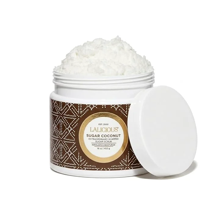 Sustainable LALICIOUS Sugar Coconut Exfoliating Moisturizing Body Scrub Sugar Coconut Unique