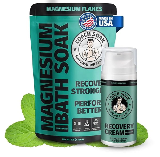 Fast Coach Soak Recovery Bath Soak Magnesium Cream Refined