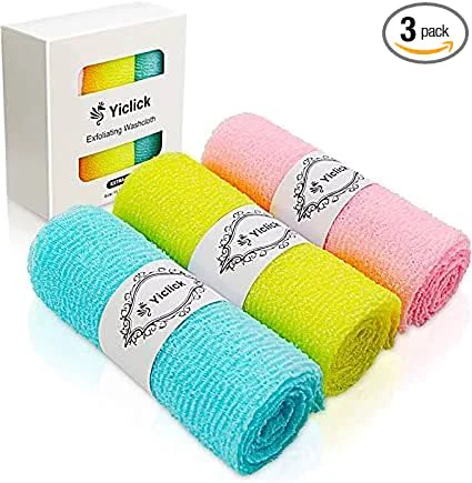 Smart Yiclick Exfoliating Washcloth Towel- Exfoliating Body Scrubber Exfoliator Carefully Designed