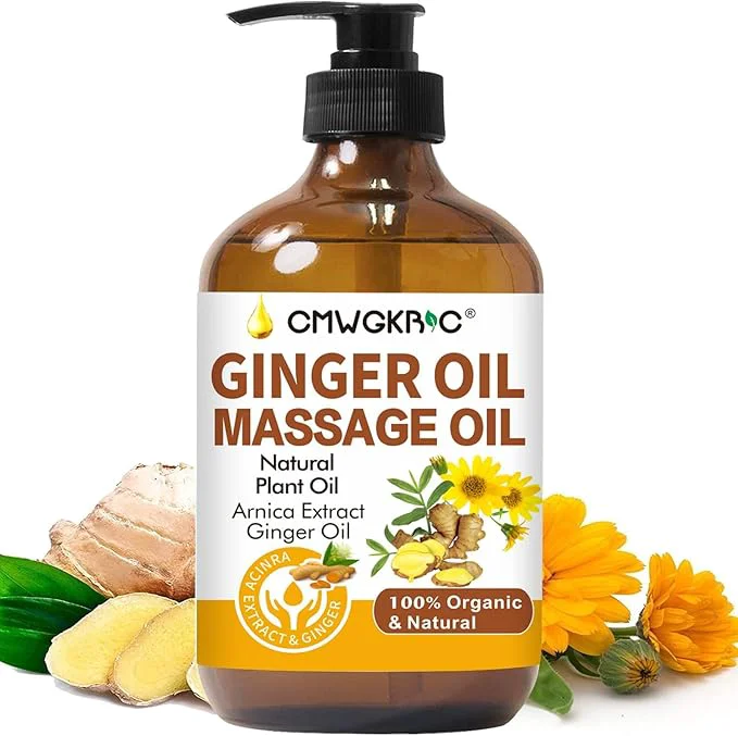 Proven Ginger Oil Ginger Massage Oil for Lymphatic Drainage Natural Body Oil for Skin Reliable